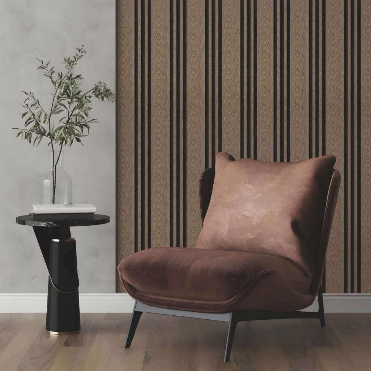 Decora PVC Wall Panel Louvers Panel/Planks 8 Feet * 5 Inch | LC - 2013