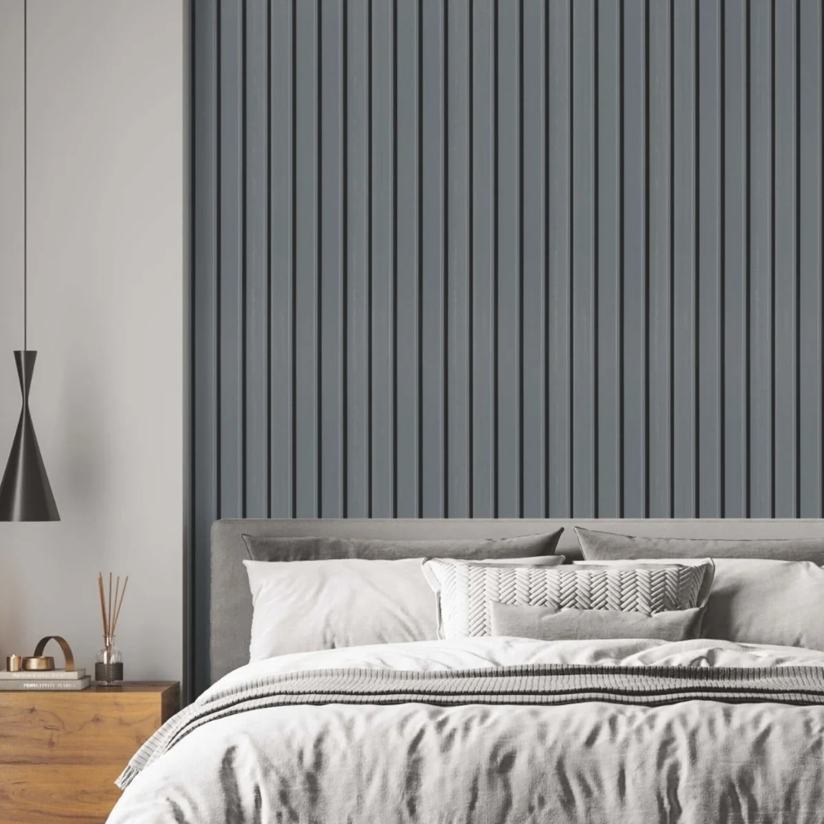 Decora PVC Wall Panel Louvers Panel/Planks 8 Feet * 5 Inch | LC - 2019