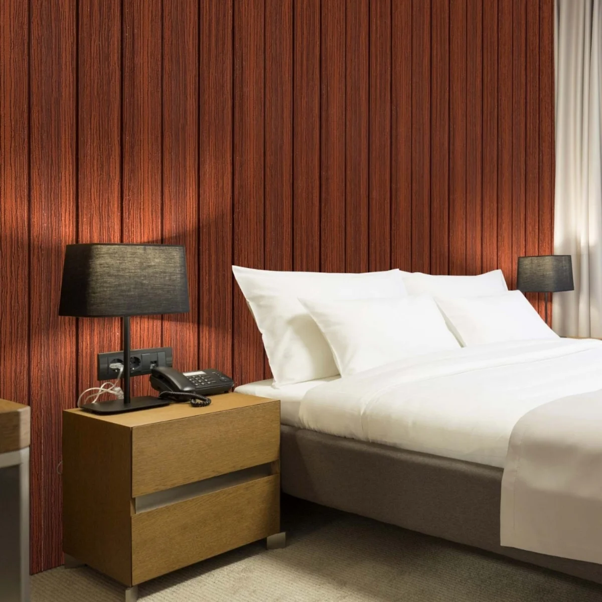 Decora PVC Wall Panel Louvers Panel/Planks 8 Feet * 5 Inch | LC - 2028