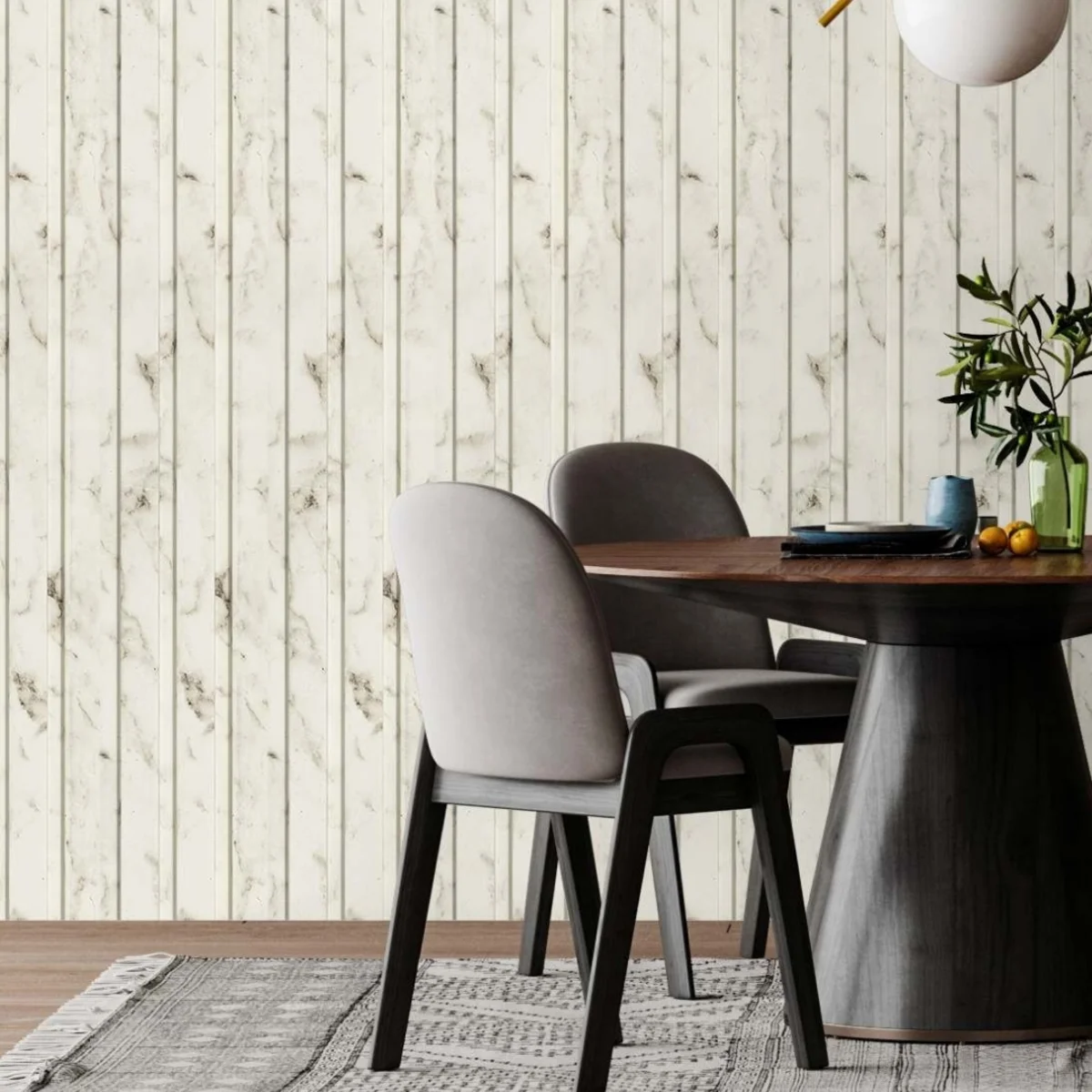 Decora PVC Wall Panel Louvers Panel/Planks 8 Feet * 5 Inch | LC - 2031