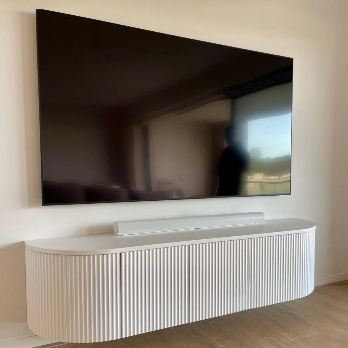 Panelx Flexible Fluted HDHMR Louvers Panel | 8 Feet * 2 Feet | 2805