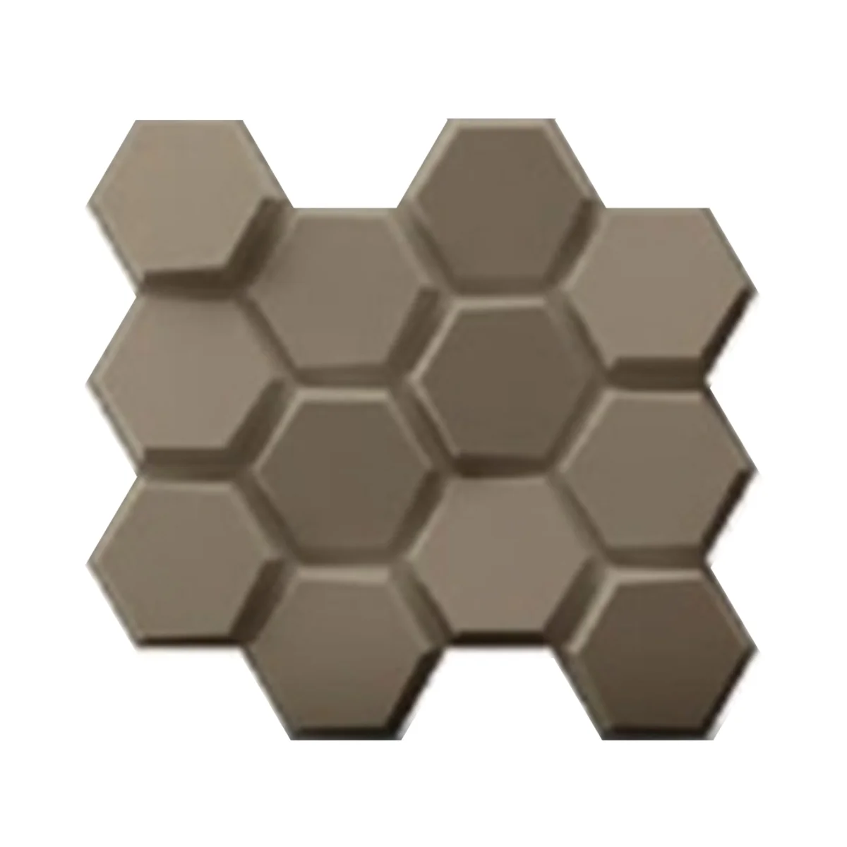 Dekoish Non - Self Adhesive 3D PVC Panel | 5004 - Mega Greige