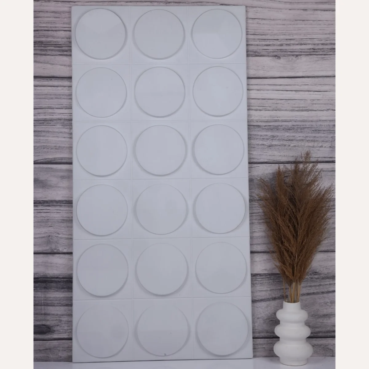 Mirraco PU Stone Wall Panel 2 Feet * 4 Feet | AR - 112 Timeless Clock