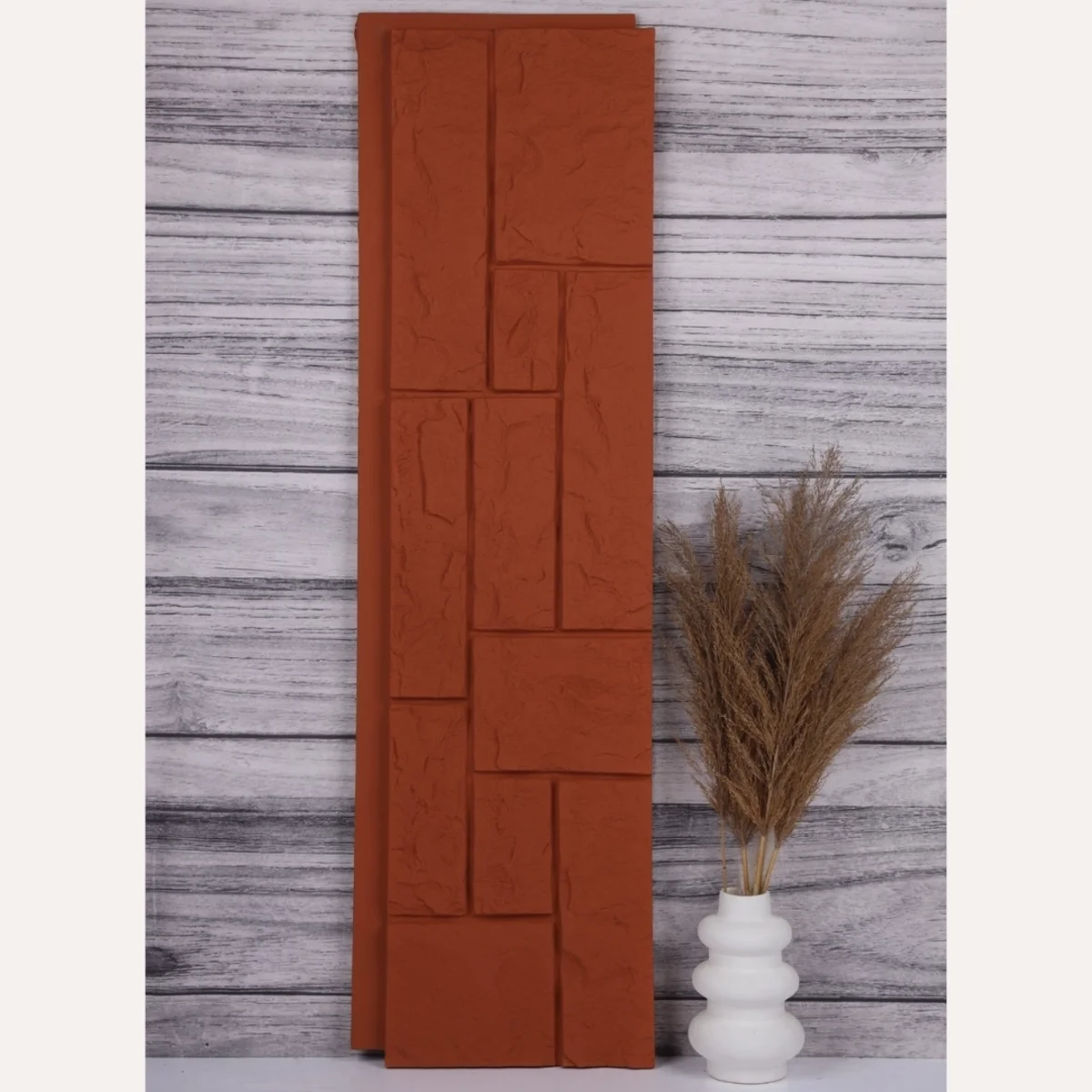 Mirraco PU Stone Wall Panel 2 Feet * 4 Feet | AR - 113 Herringbone Heaven