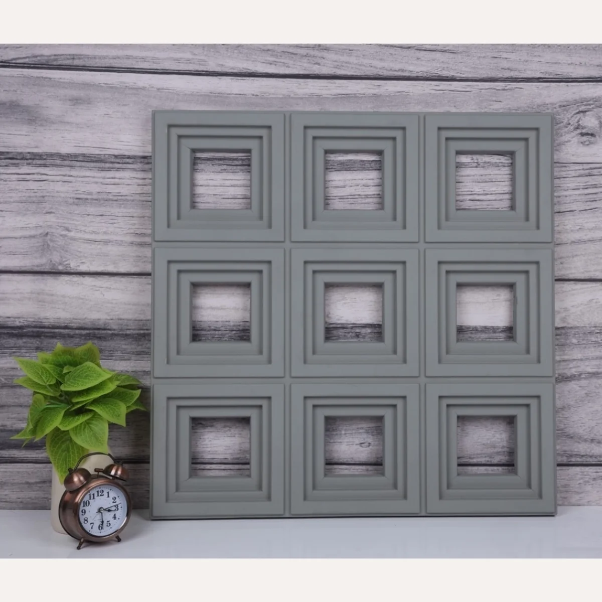 Mirraco PU Stone Wall Panel 2 Feet * 2 Feet | AR - 119 Three Layered Holo Square