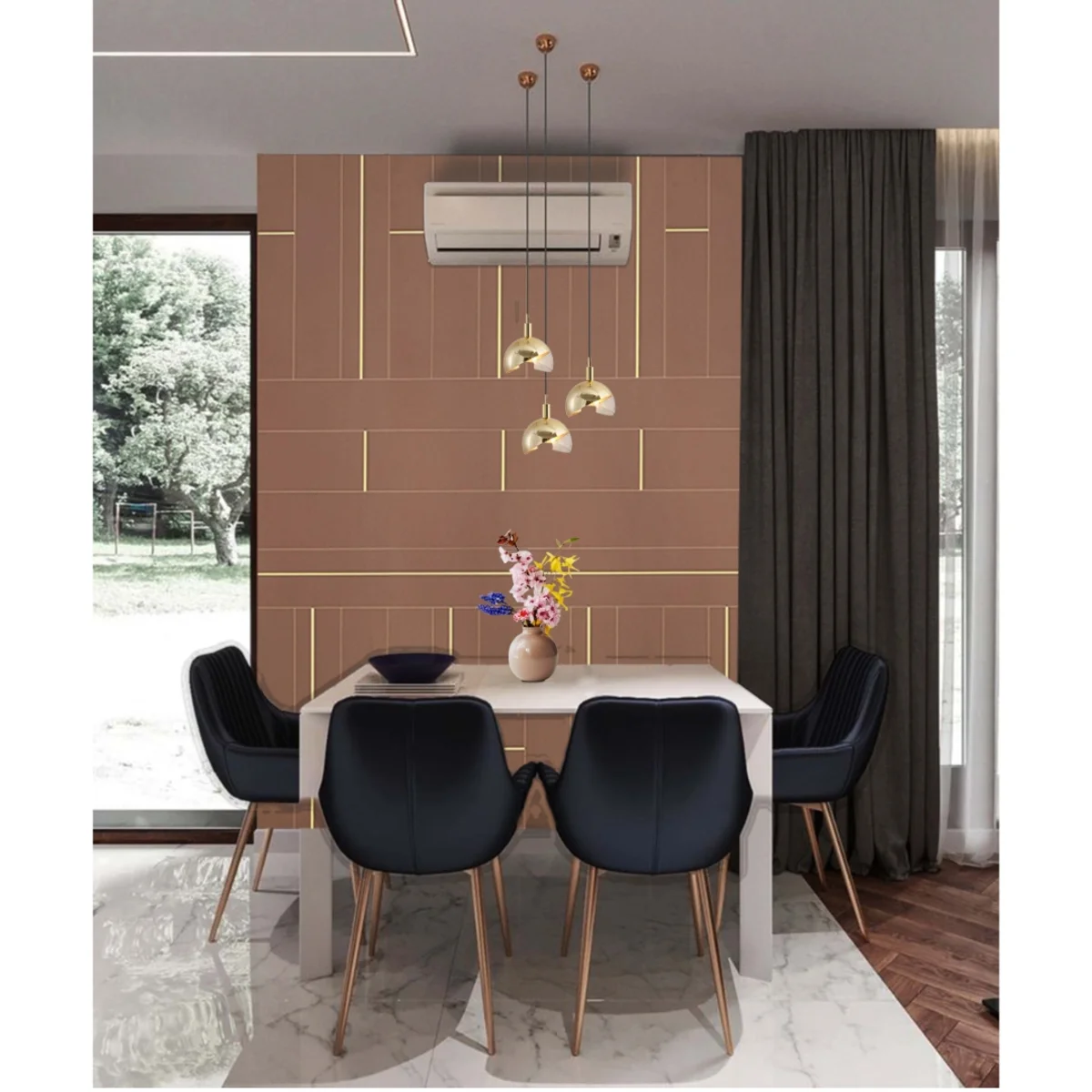 Shine 1 MM Engraved Acrylic Panel Laminates (Mica/Sunmica) 8 Feet x 2 Feet - 539
