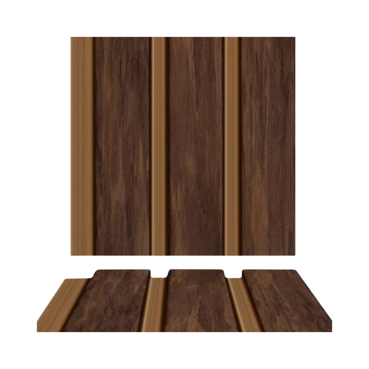 Kronos PVC Wall Panel Louvers Panel/Planks 8 Feet * 5 Inch - WA 1048