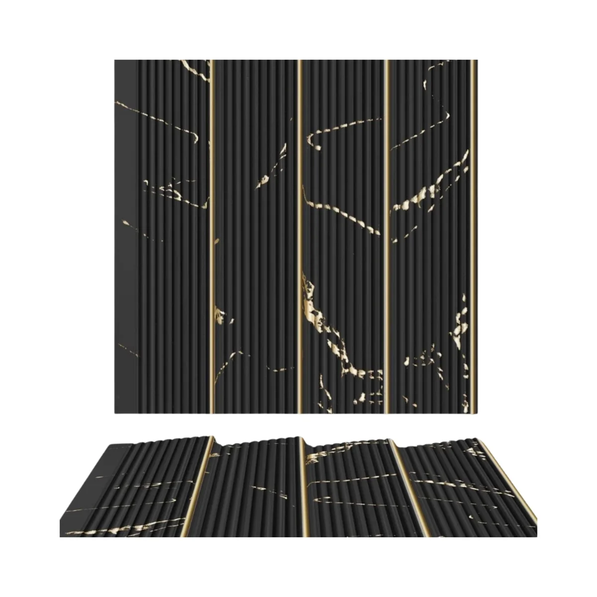 Kronos PVC Wall Panel Louvers Panel/Planks 8 Feet * 5 Inch - WA 1061
