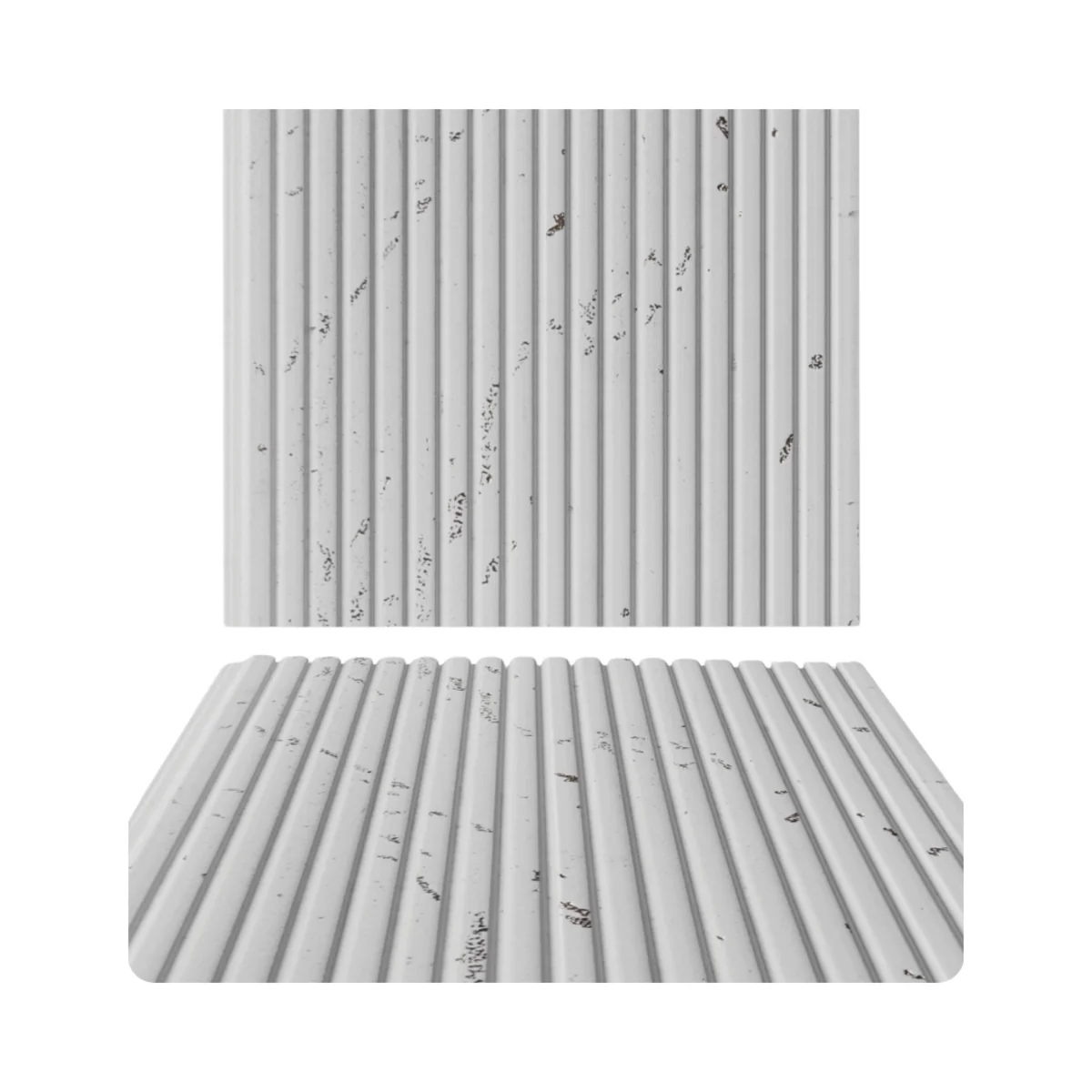 Linari PVC Wall Panel Louvers Panel/Planks 9.5 Feet * 6 Inch - LN1801