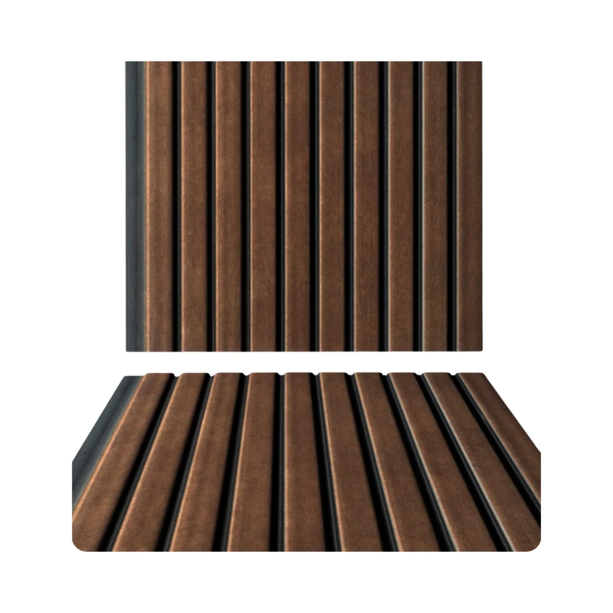 Linari PVC Wall Panel Louvers Panel/Planks 9.5 Feet * 6 Inch - LN1827