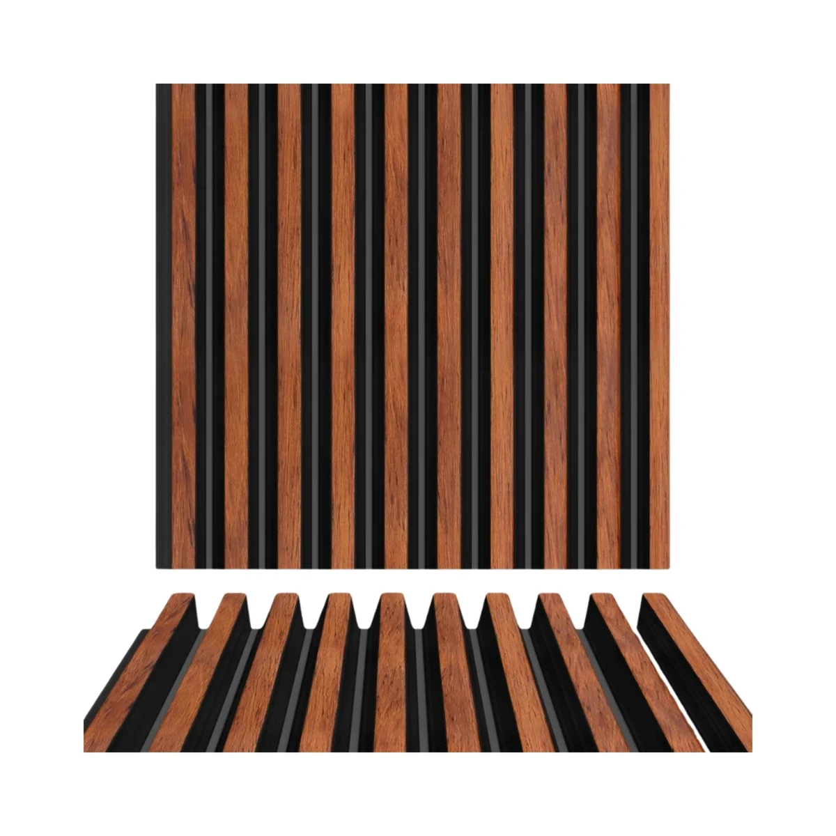 X Line PVC Wall Panel Louvers Panel/Planks 9.5 Feet * 10 Inch - WA 2010