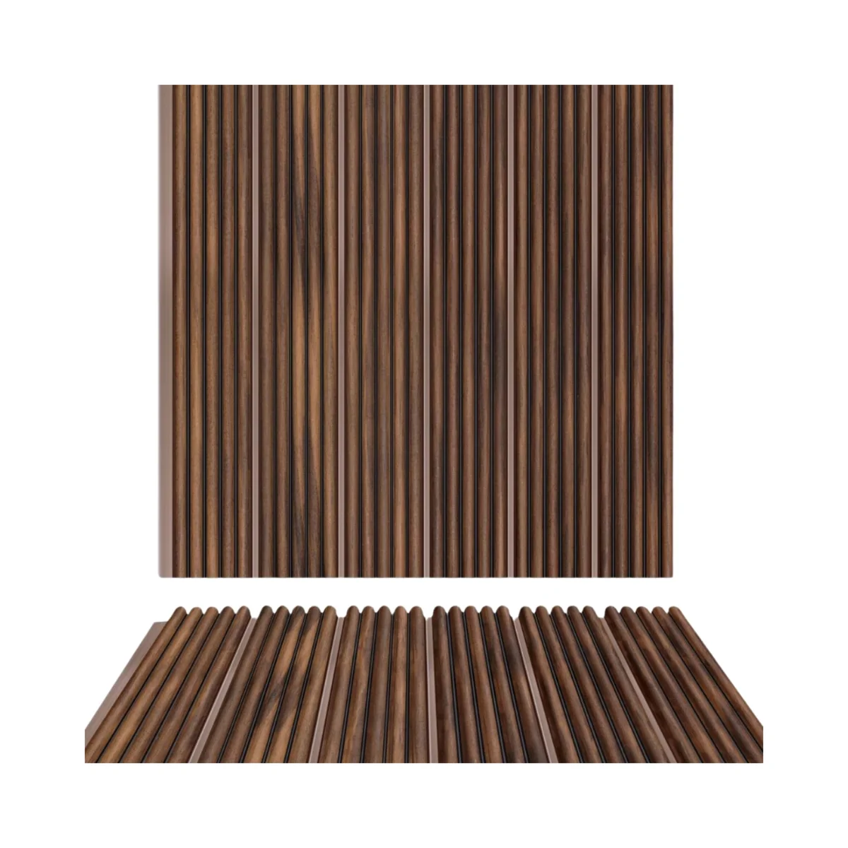 X Line PVC Wall Panel Louvers Panel/Planks 9.5 Feet * 10 Inch - WA 2014