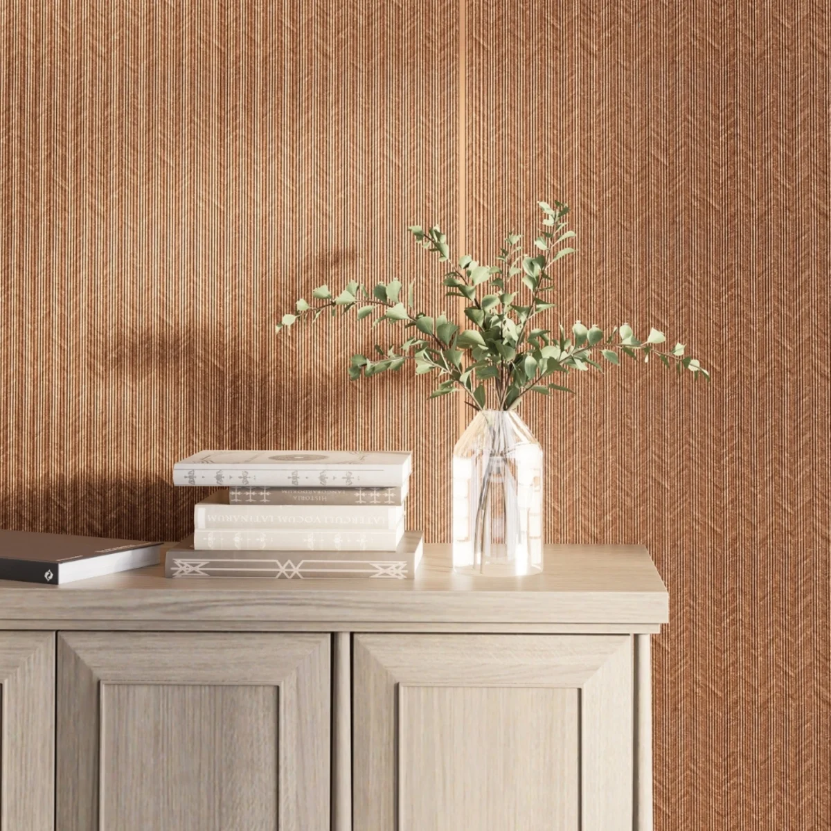 Ariso Edge Charcoal Wall Panels 8 Feet * 2 Feet | AR 5204