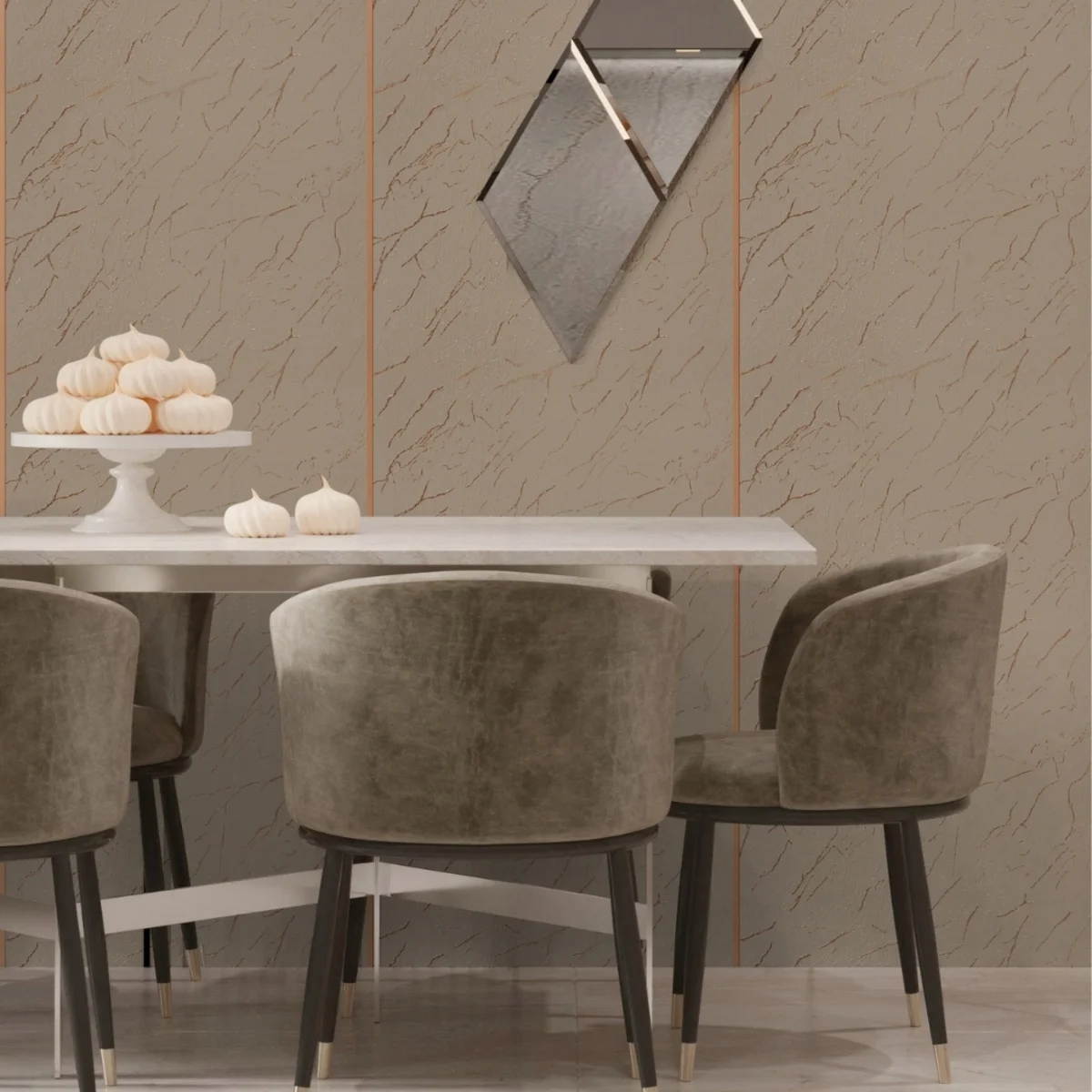 Ariso Edge Charcoal Wall Panels 8 Feet * 2 Feet | AR 5208