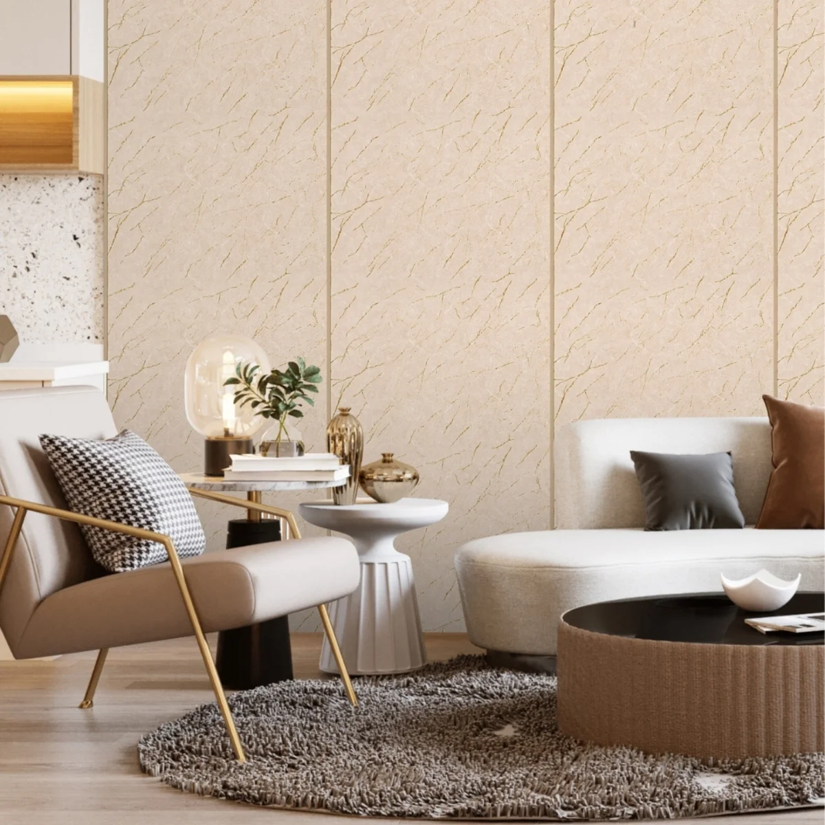 Ariso Edge Charcoal Wall Panels 8 Feet * 2 Feet | AR 5209