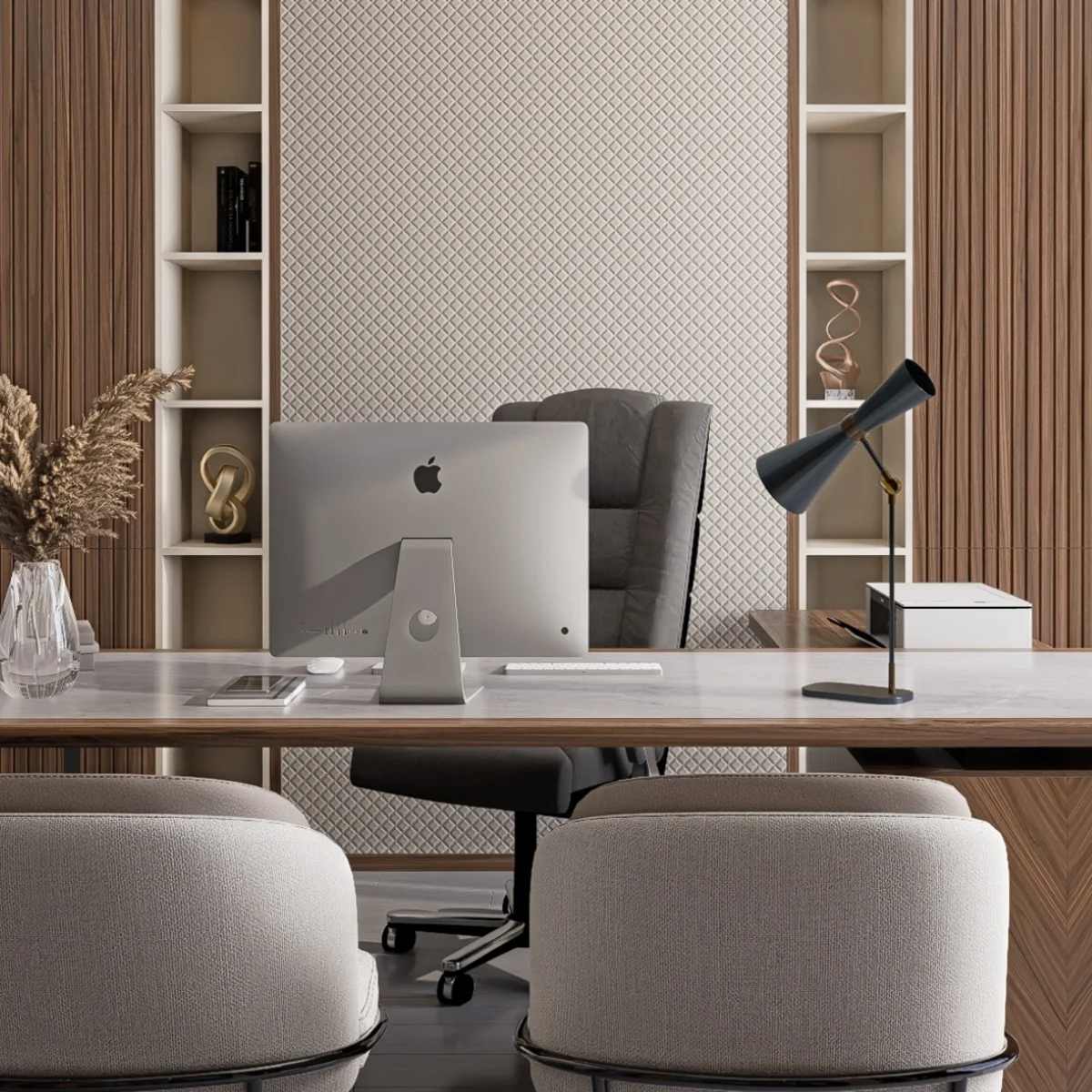 Ariso Charcoal Wall Panels 8 Feet * 2 Feet | AR 5006