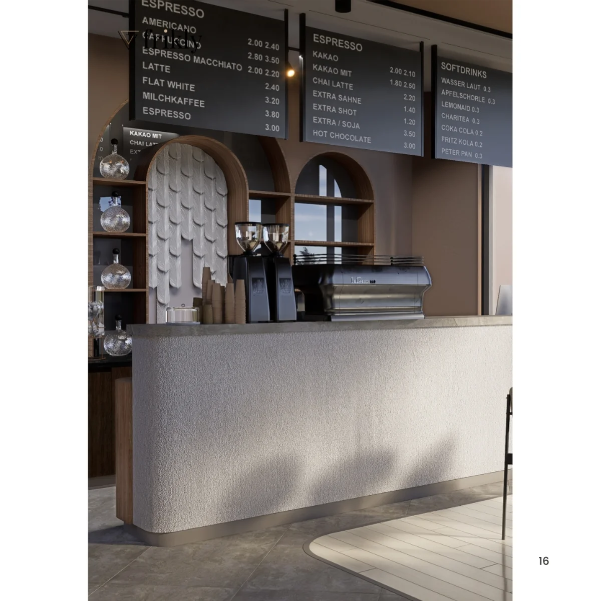 Ariso Charcoal Wall Panels 8 Feet * 2 Feet | AR 5015