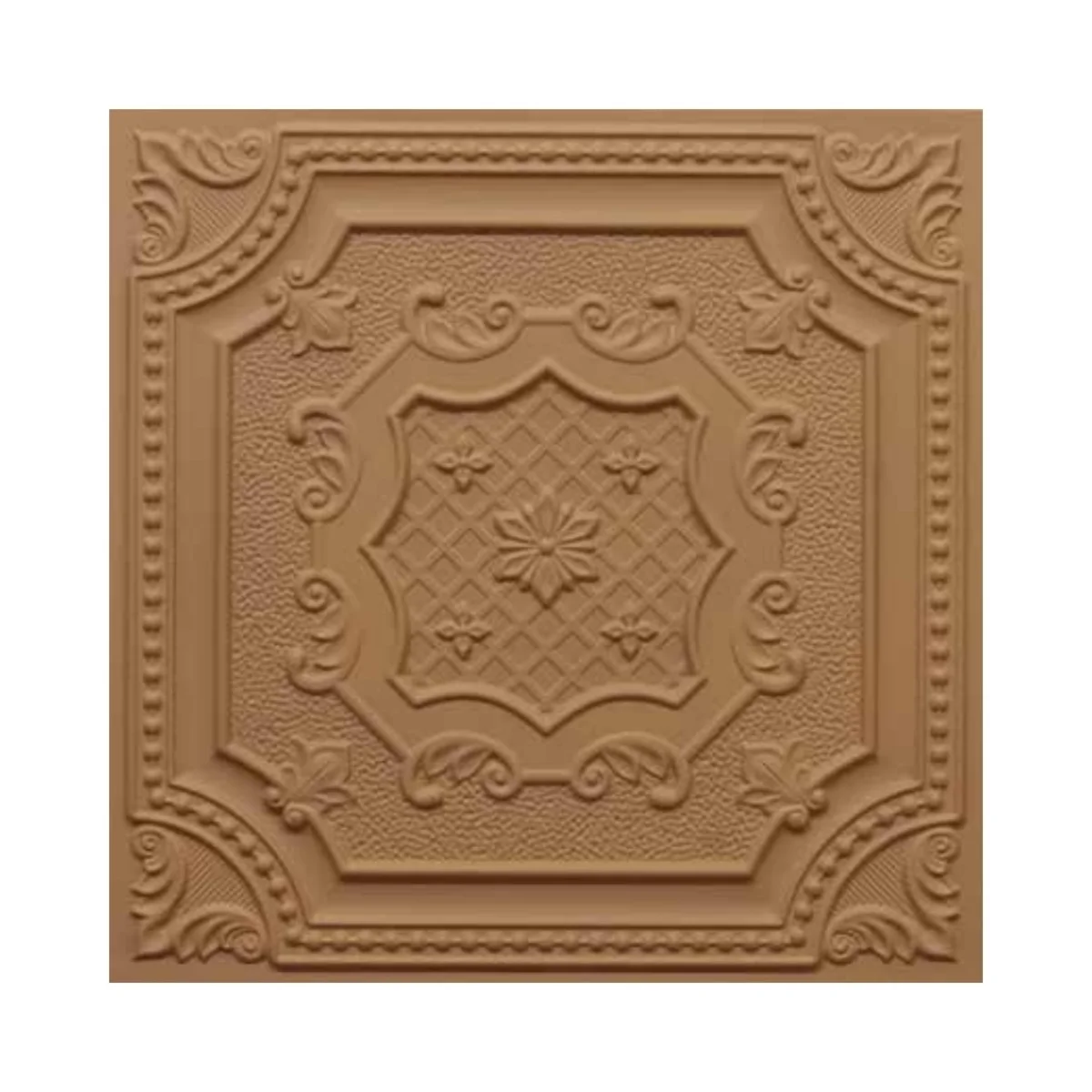 Ceilix 3D PVC Panel | 258 - Brown Candy