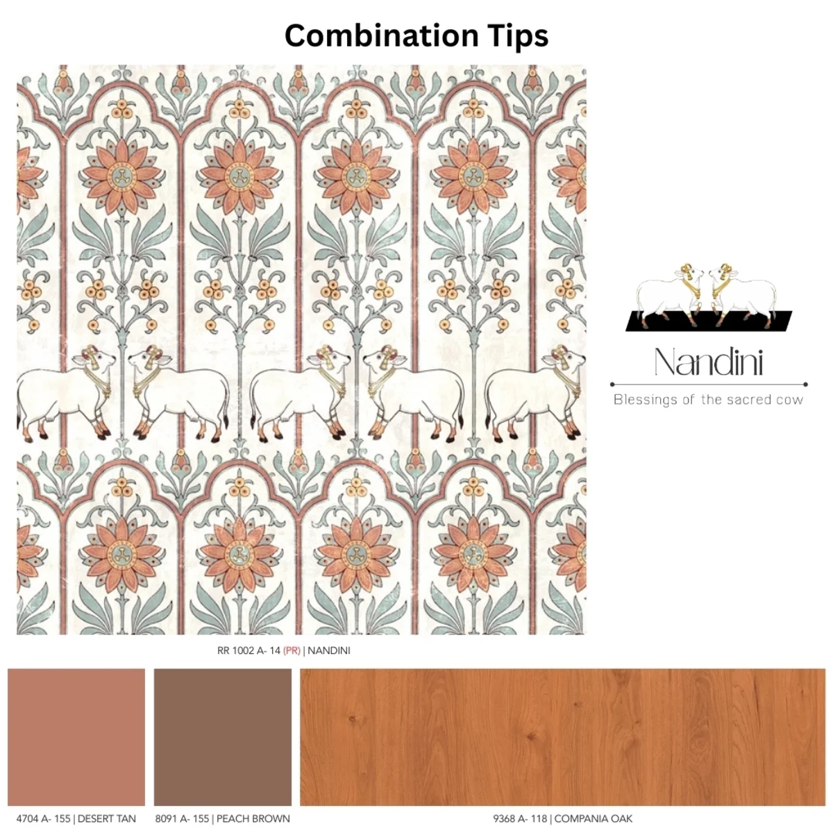 Indian Folk Art 1 mm Digital Laminate (Mica/Sunmica) | Nandini - RR1002 A-14 (PR)