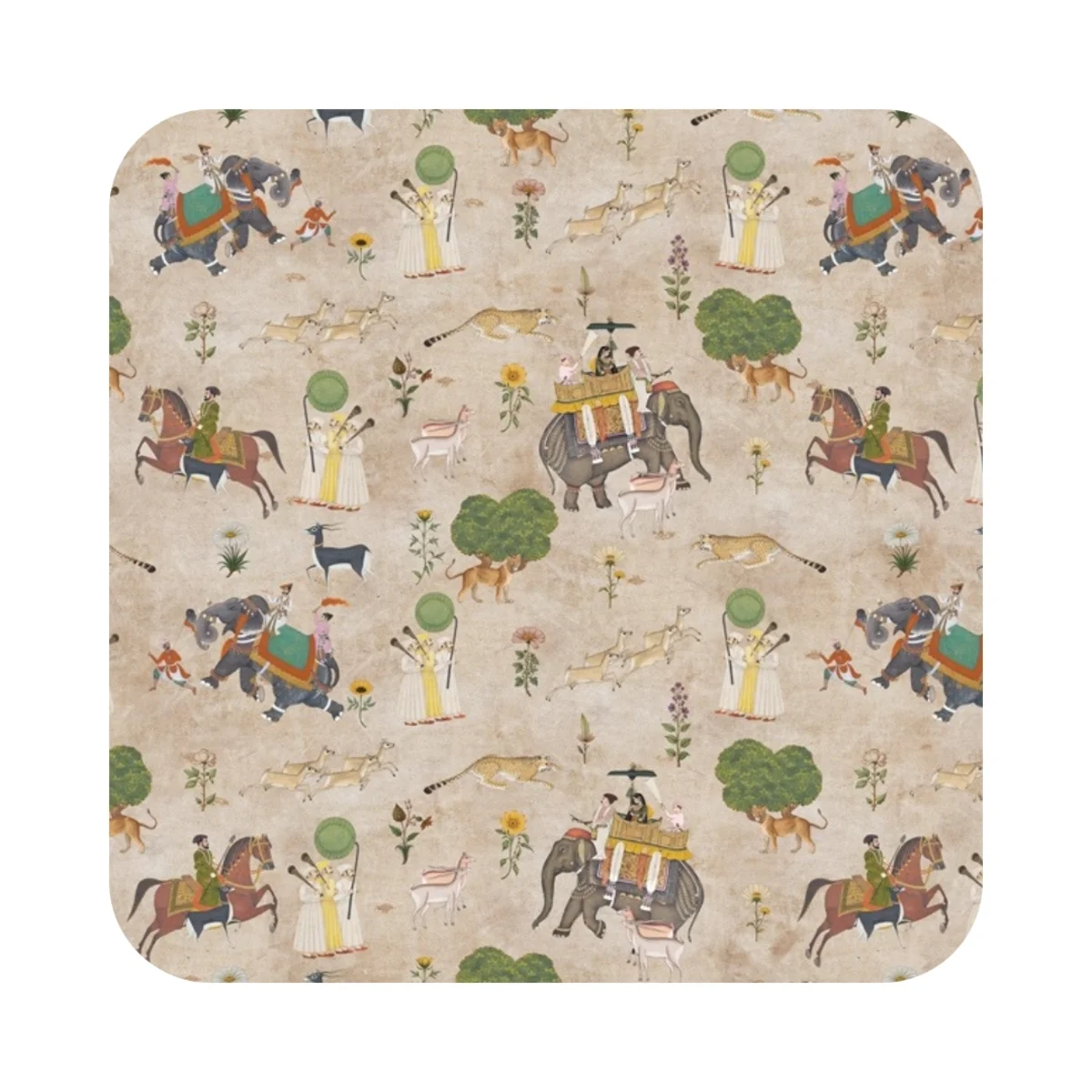 Indian Folk Art 1 mm Digital Laminate (Mica/Sunmica) | Abhyaranya - RR1005 A-14 (PR)