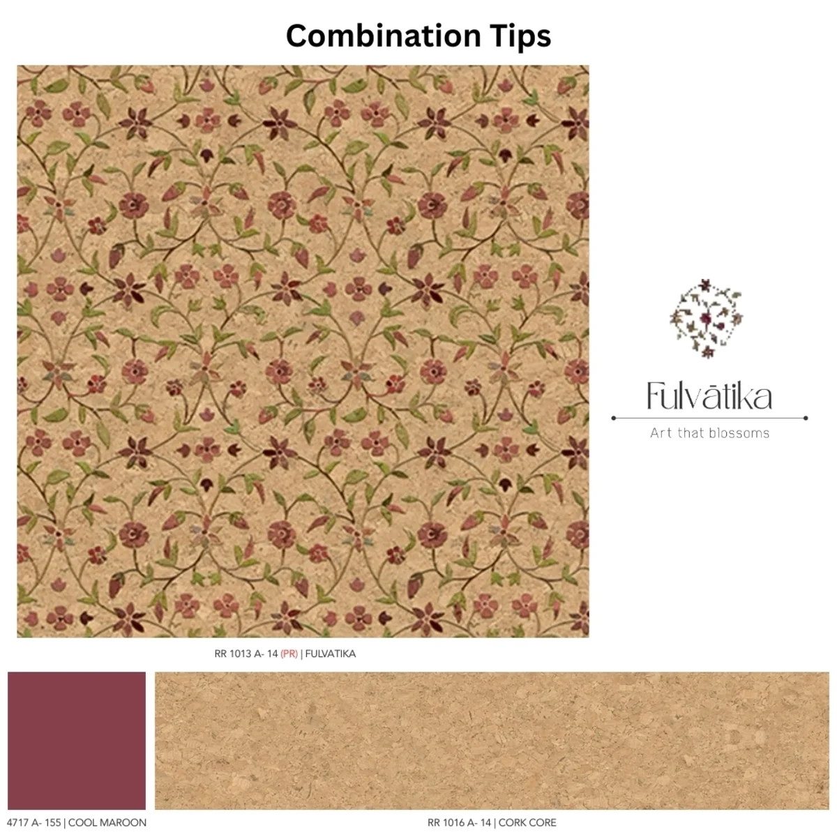Indian Folk Art 1 mm Digital Laminate (Mica/Sunmica) | Fulvatika - RR1013 A-14 (PR)