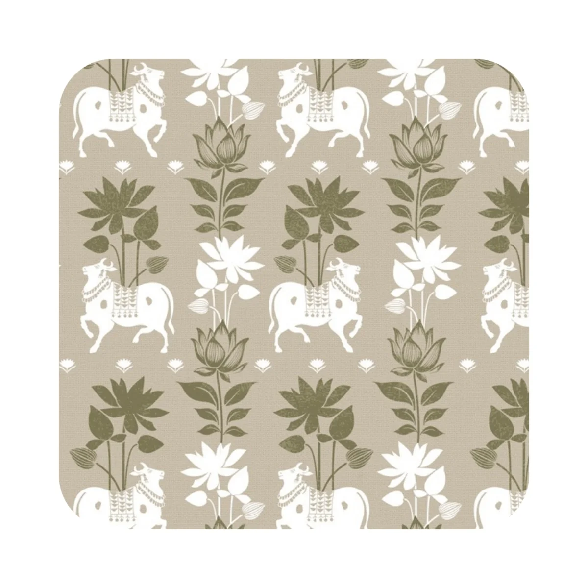 Indian Folk Art 1 mm Digital Laminate (Mica/Sunmica) | Gaukala - RR1009 A-118 (PR)