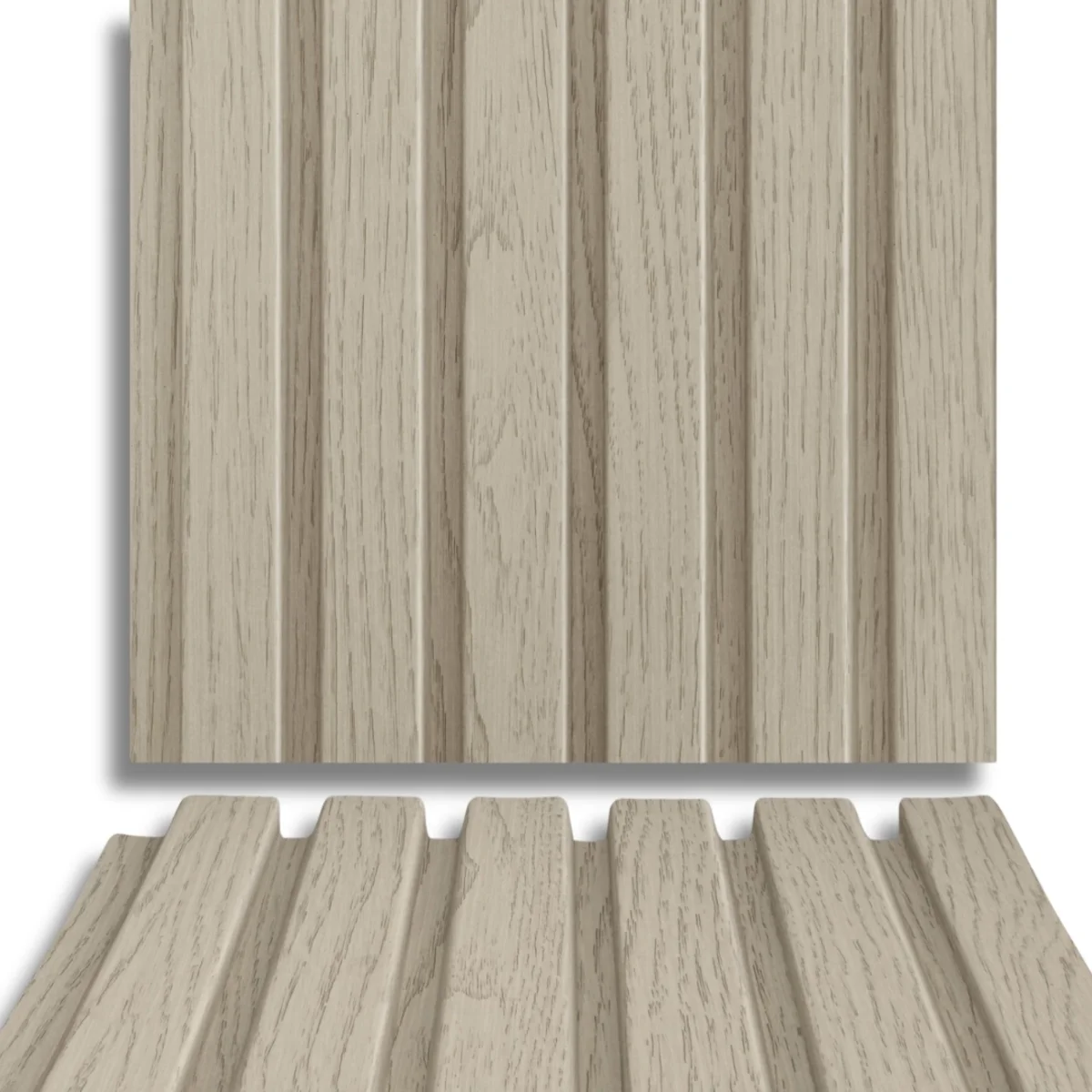 Fire Retardant HDPC Wooden Louvers Panel / Planks 9.5 Feet * 5 Inch | FR 1601