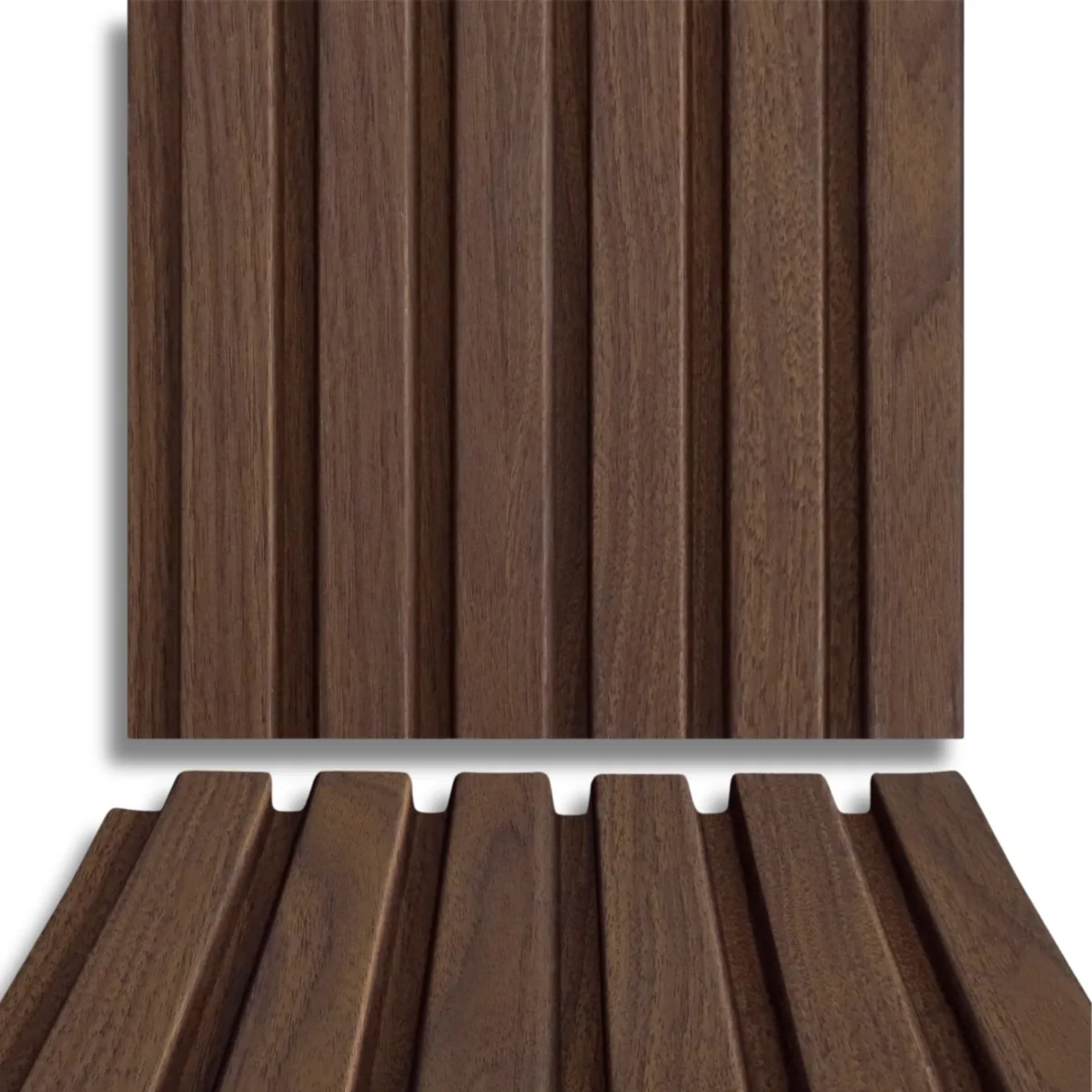 Fire Retardant HDPC Wooden Louvers Panel / Planks 9.5 Feet * 5 Inch | FR 1613