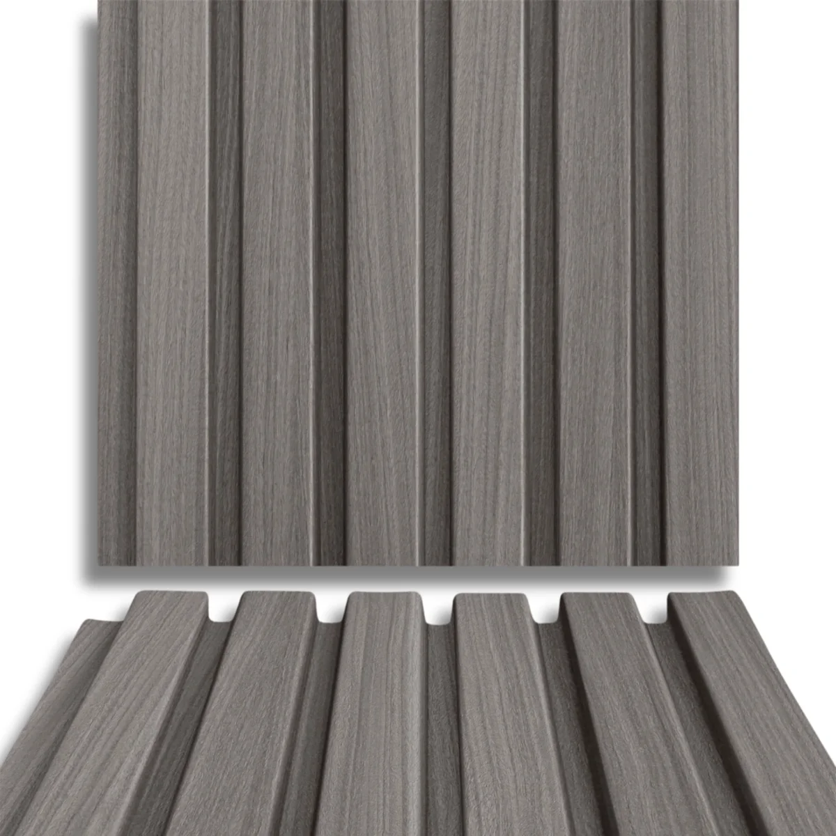 Fire Retardant HDPC Wooden Louvers Panel / Planks 9.5 Feet * 5 Inch | FR 1617