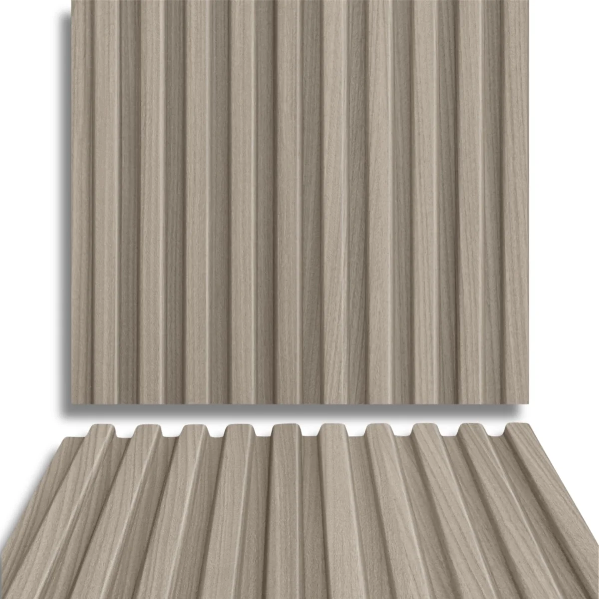 Fire Retardant HDPC Wooden Louvers Panel / Planks 9.5 Feet * 5 Inch | FR 1630