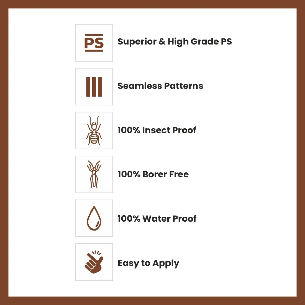 Wooden Fluted Louvers Panel/Planks 9.5 Feet * 5 Inch - FL 3439