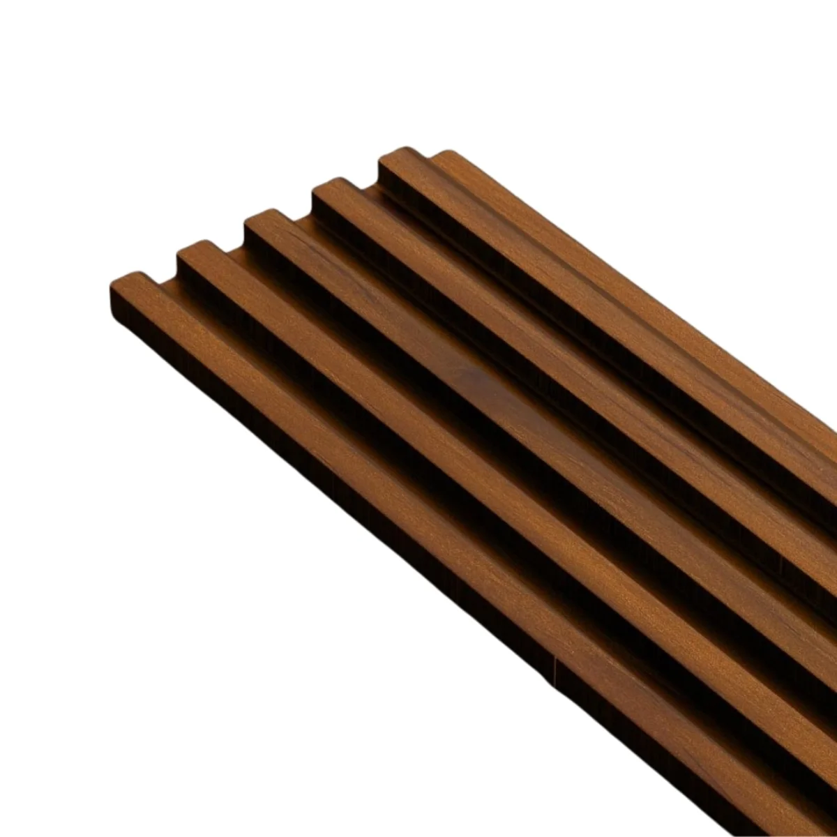 Wooden Fluted Louvers Panel/Planks 9.5 Feet * 5 Inch - FL 3449
