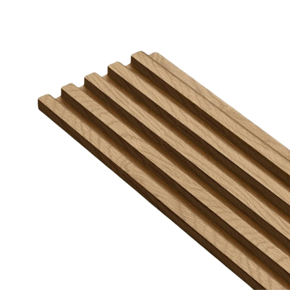 Wooden Fluted Louvers Panel/Planks 9.5 Feet * 5 Inch - FL 3476