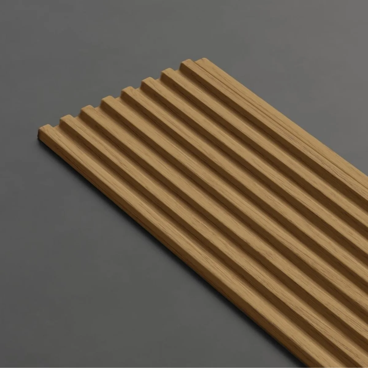 Wooden Fluted Louvers Panel/Planks 9.5 Feet * 5 Inch - FL 3487
