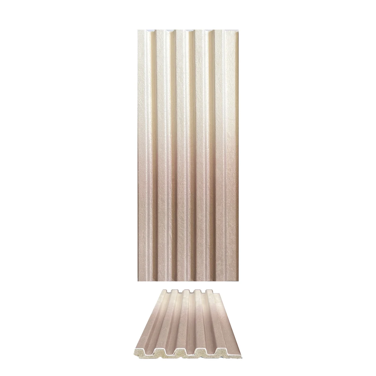 Ombre Gradient 1.25mm Laminate (Mica/Sunmica) With Matching Ombre Fluted Panel | 2729