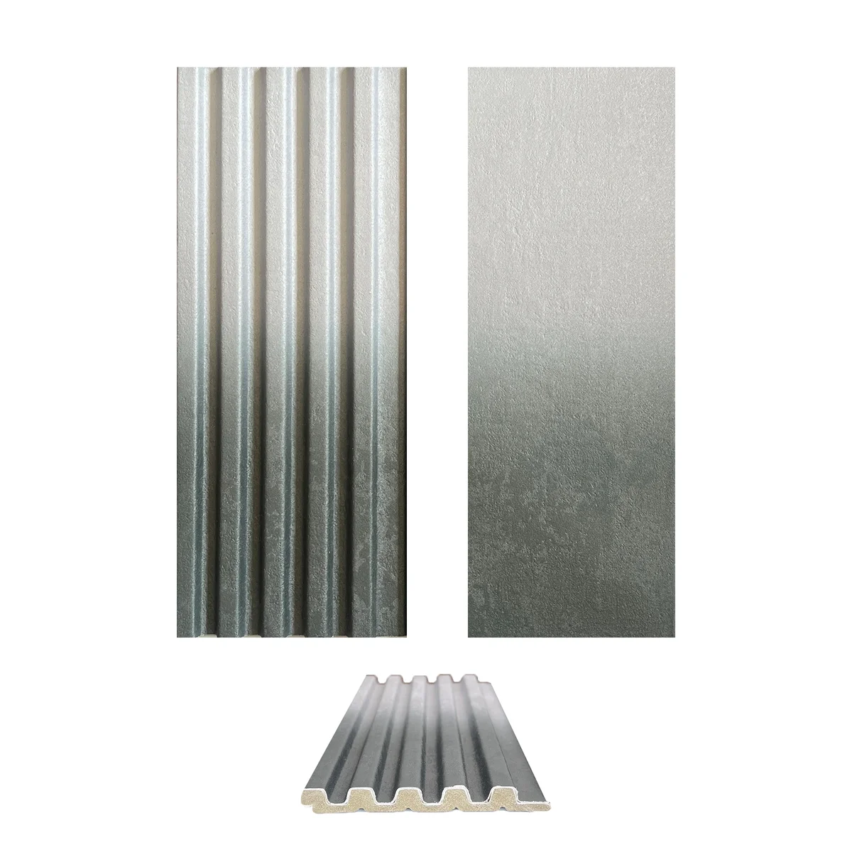 Ombre Gradient 1.25mm Laminate (Mica/Sunmica) With Matching Ombre Fluted Panel | 2727