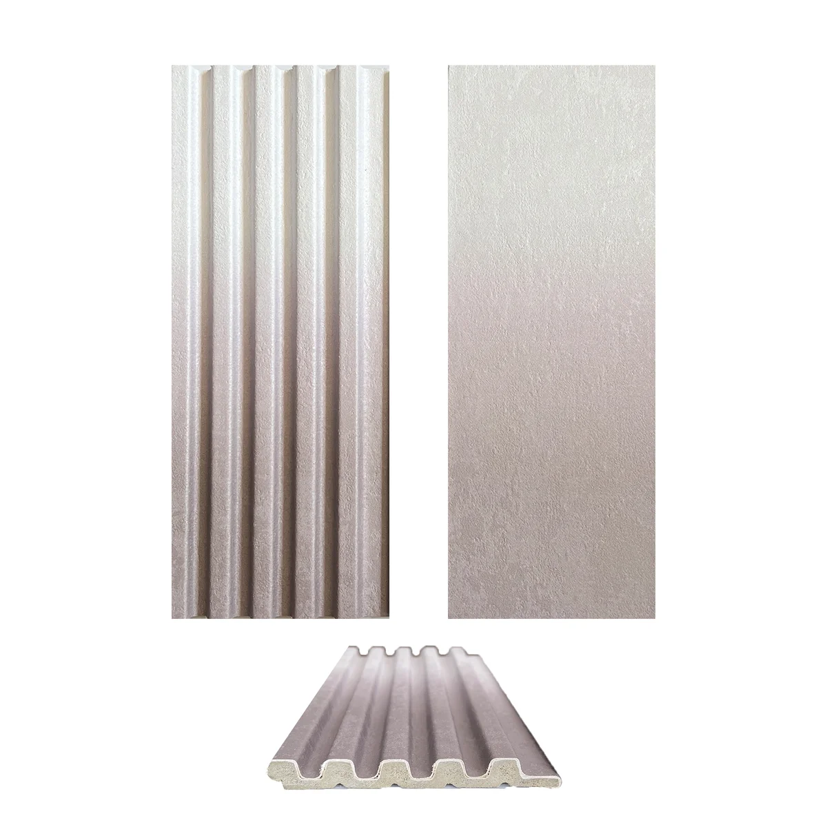 Ombre Gradient 1.25mm Laminate (Mica/Sunmica) With Matching Ombre Fluted Panel | 2726