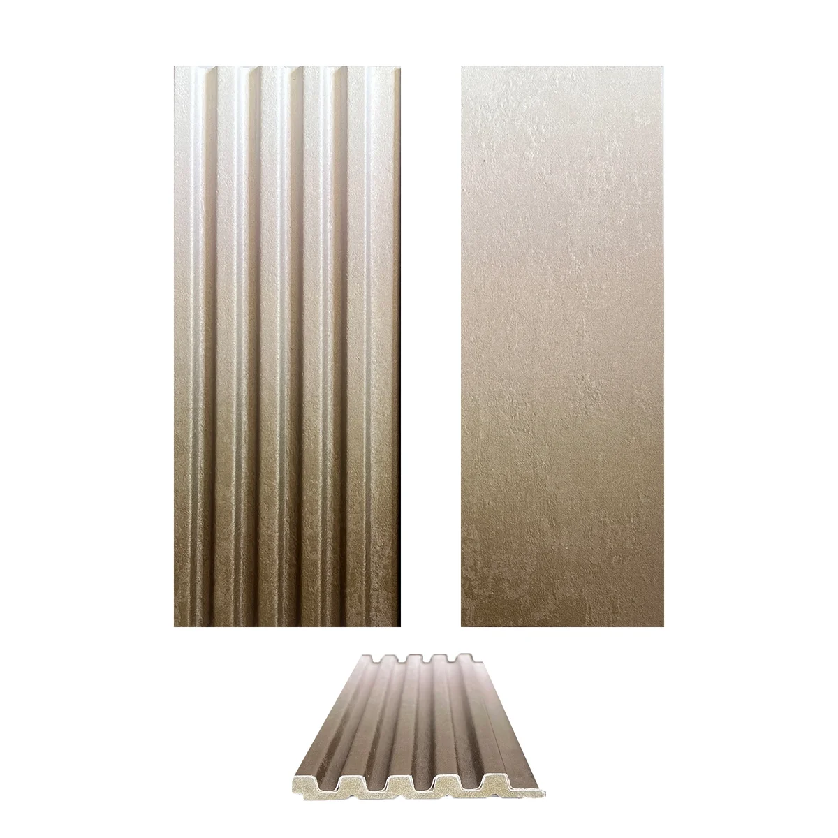 Ombre Gradient 1.25mm Laminate (Mica/Sunmica) With Matching Ombre Fluted Panel | 2723