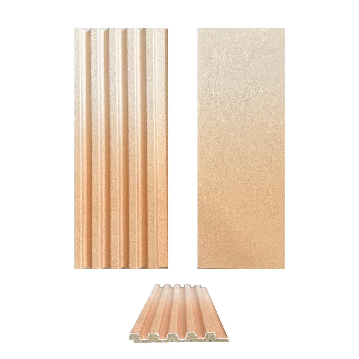 Ombre Gradient 1.25mm Laminate (Mica/Sunmica) With Matching Ombre Fluted Panel | 2721