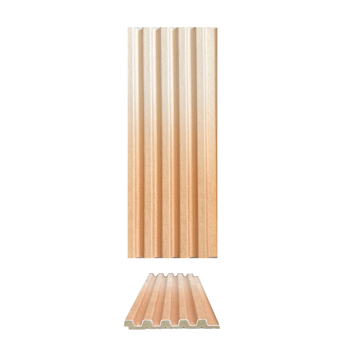 Ombre Gradient 1.25mm Laminate (Mica/Sunmica) With Matching Ombre Fluted Panel | 2721