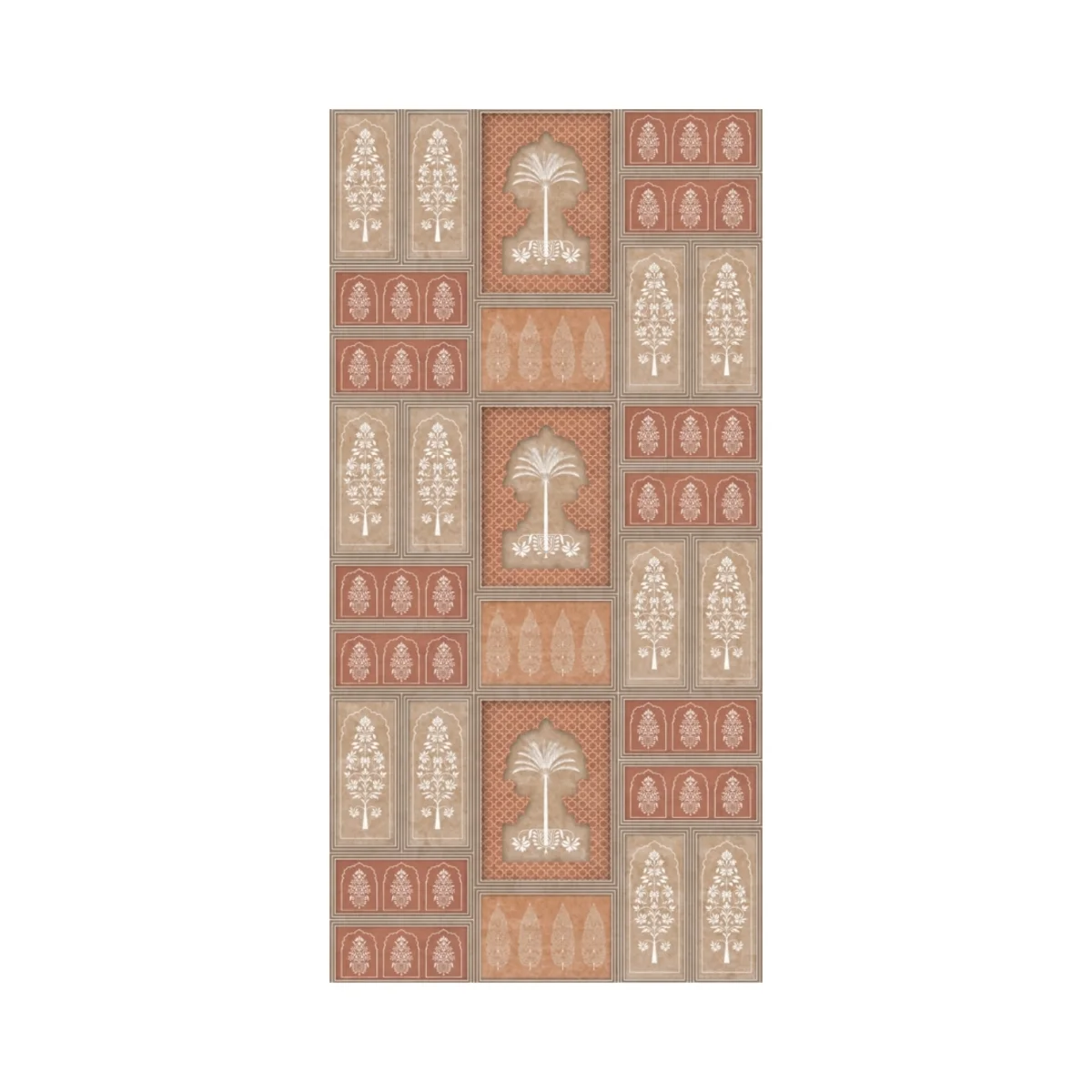 Rajgharana Indian Folk Art 1 mm Laminate (Mica/Sunmica) | 1109 A-14 (PR) Rajavadu