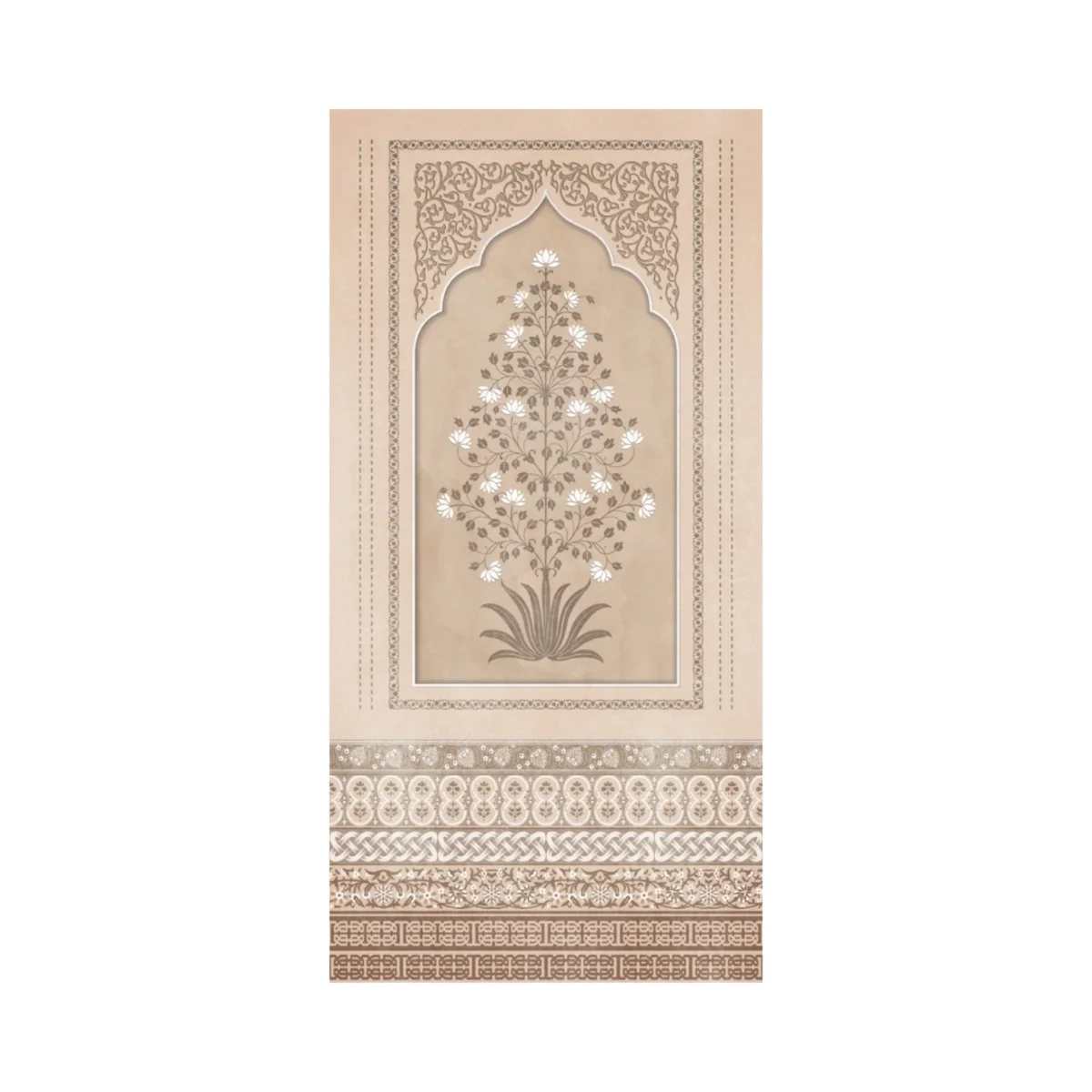 Rajgharana Indian Folk Art 1 mm Laminate (Mica/Sunmica) | 1103 A-14 (PR) Rajanighandha