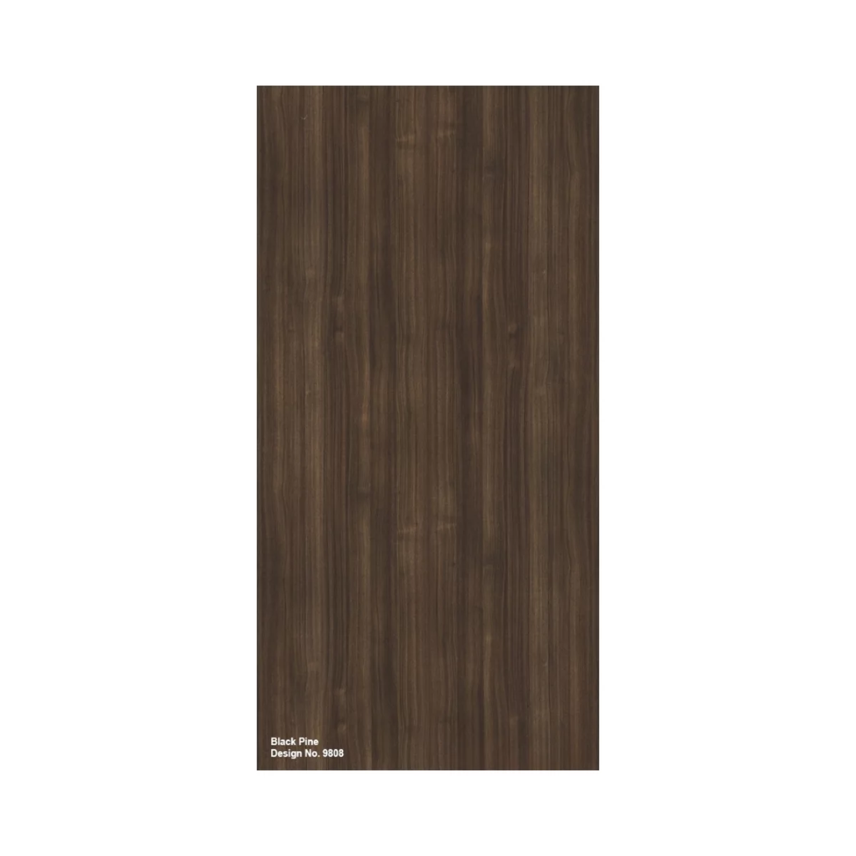 Kalakruti 1 MM Plain Wooden Laminates (Mica/Sunmica) | Black Pine - 9808