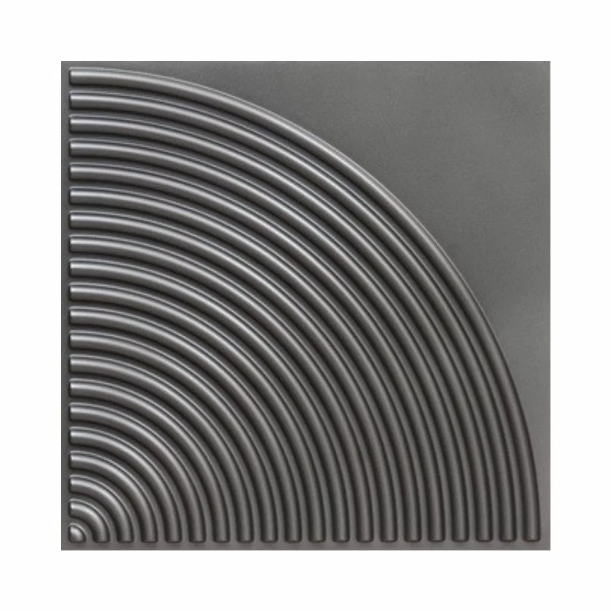 Dekoish Self-Adhesive 3D PVC Wall Panel | E - 9002 Metallic Grey
