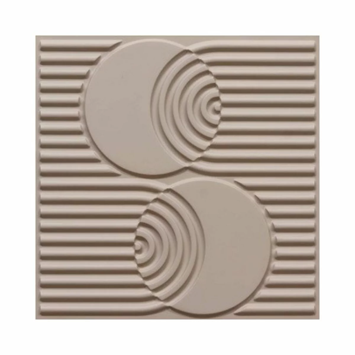 Dekoish Self-Adhesive 3D PVC Wall Panel | E - 9006 Rediq Dust