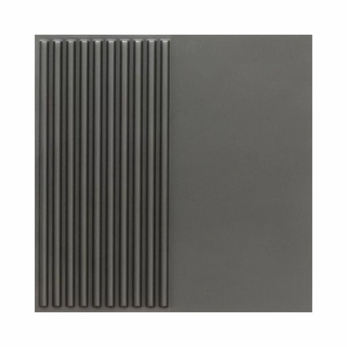Dekoish Self-Adhesive 3D PVC Wall Panel | E - 9008 Metallic Grey