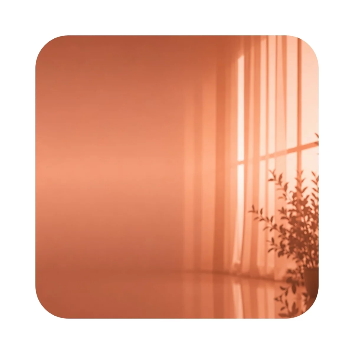 Acrillo by Frikly 1.5 MM Self Adhesive Mirror Acrylic laminates (Mica/Sunmica) -  SA COPPER MIRROR