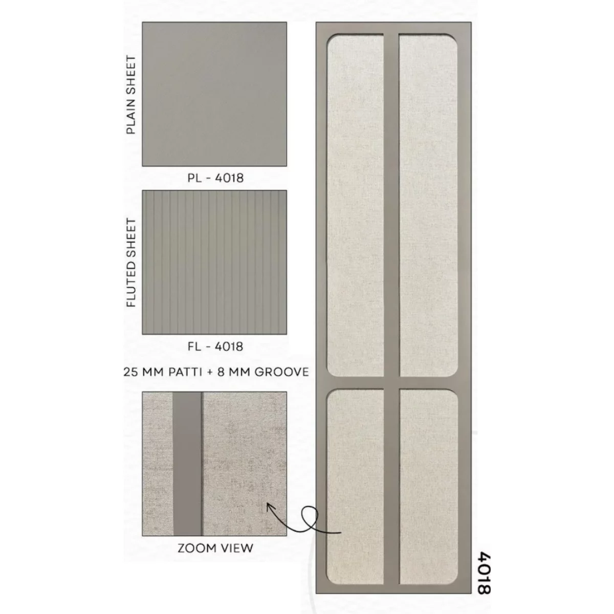 Veloura Pre-Finished Ready-to-Install Decorative Wall Panel | 4018