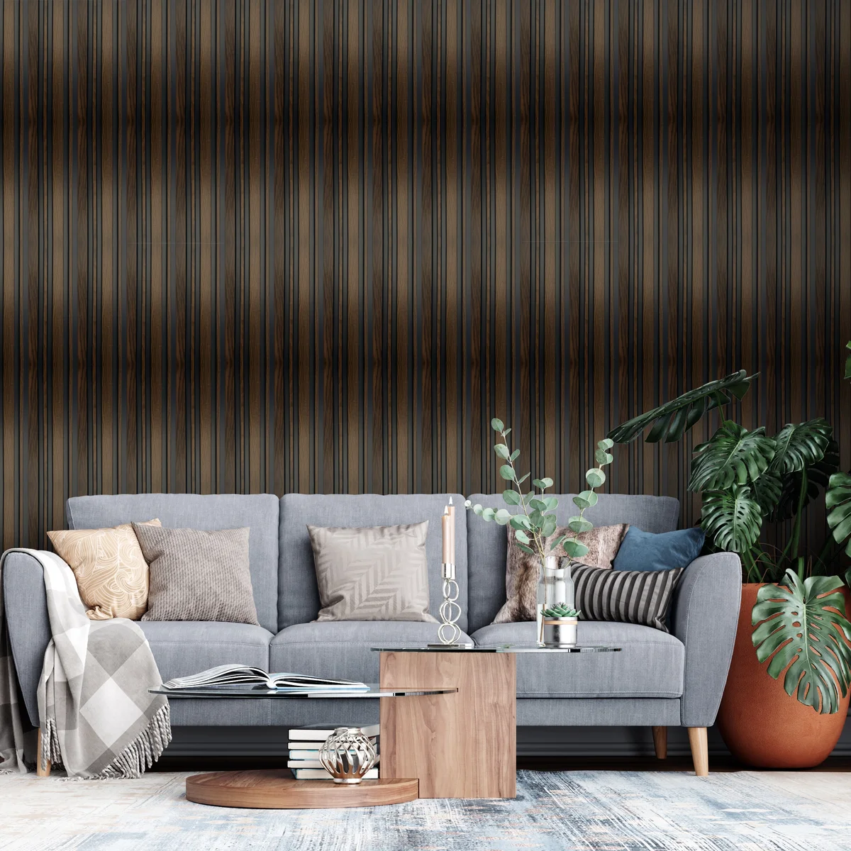 Uniclad Marco Polo Vol 2 Louvers Panels/Planks 9.5 feet * 5 inch - PMP 025