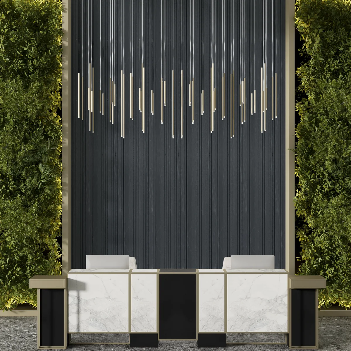 Genoa Manore Louvers Panel/Planks 8 Feet * 5 Inch - GN 451